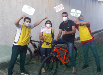 CIPA do Hospital do Coração de Sobral promove blitz sobre a importância do uso de EPI no ambiente de trabalho