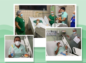 Hospital do Coração de Sobral homenageia pacientes aniversariantes do mês