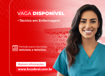 Hospital do Coração divulga edital de seleção para Técnicos de Enfermagem, edital 2024.3